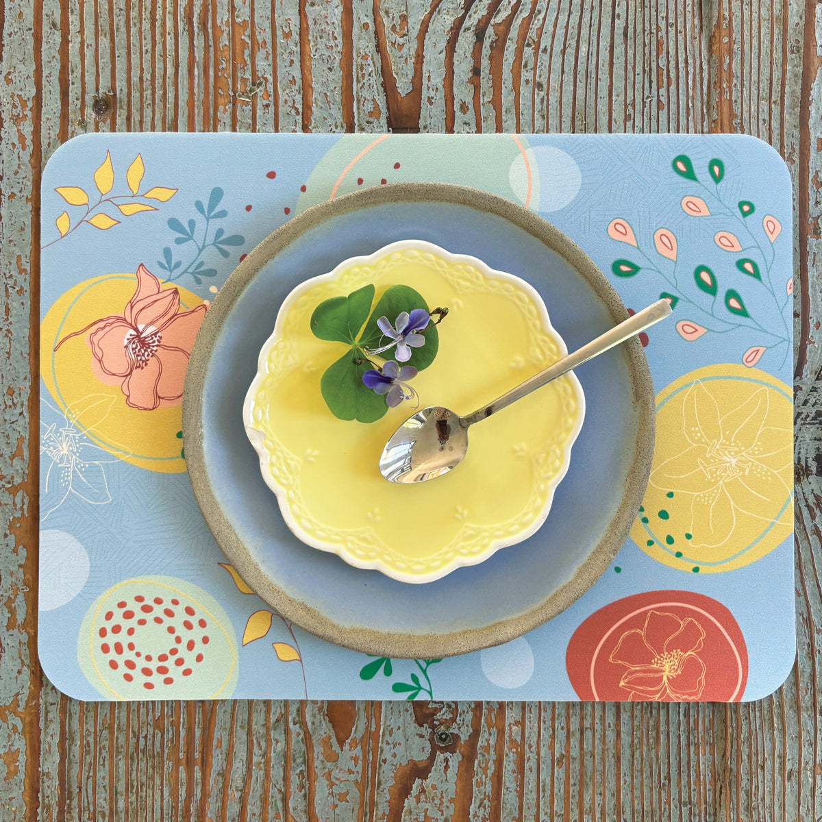 סט 4 פלייסמטים pvc-סדרת אלונה