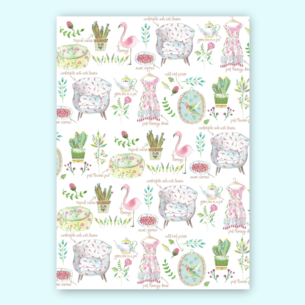 החיים בורוד- הדפס למסגור