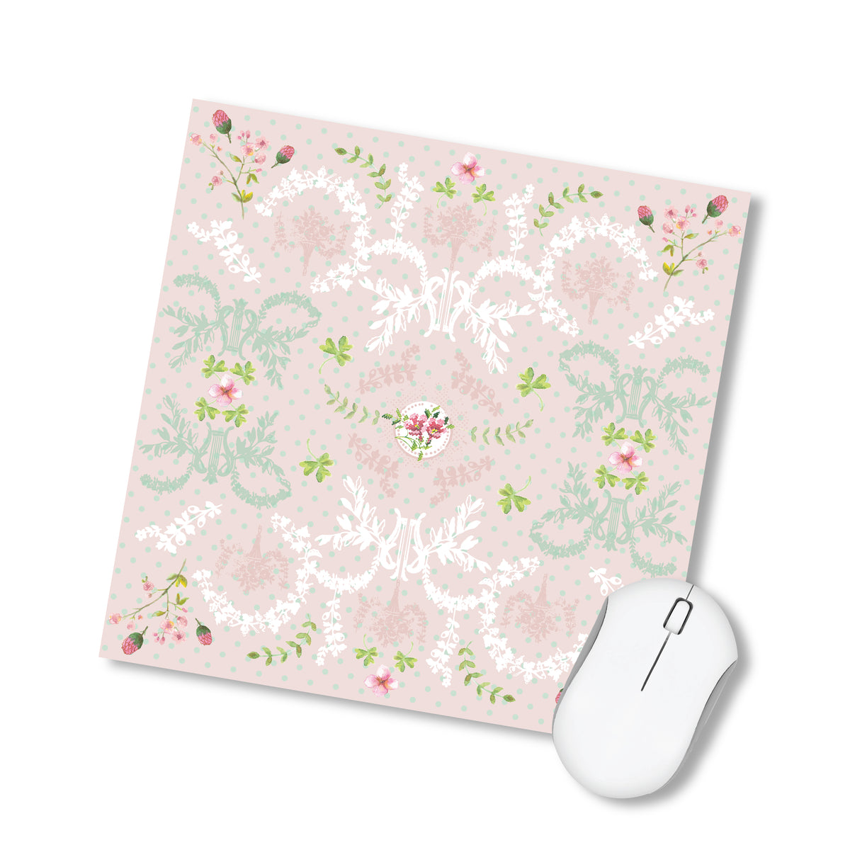 פד מעוצב לעכבר- צרפתי ורוד