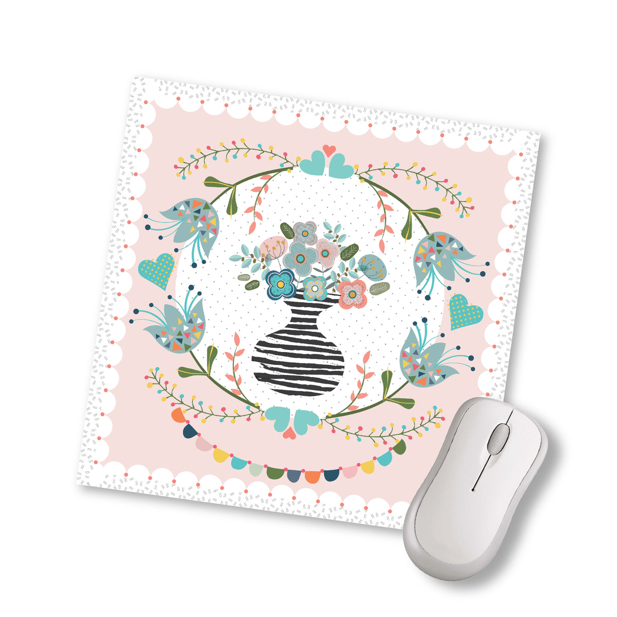 פד מעוצב לעכבר- כד פרחים סקנדינביים