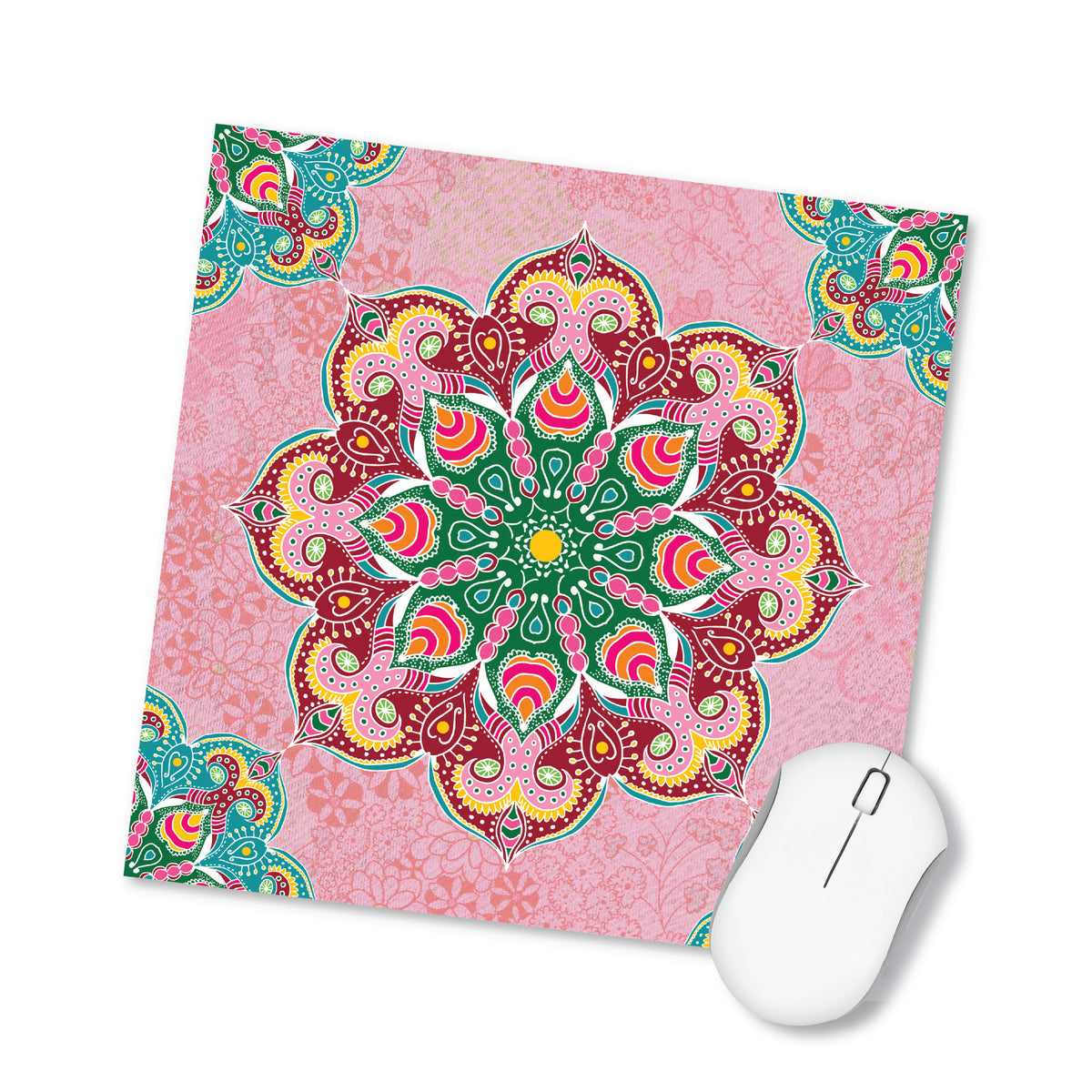 פד מעוצב לעכבר- מנדלה בורדו