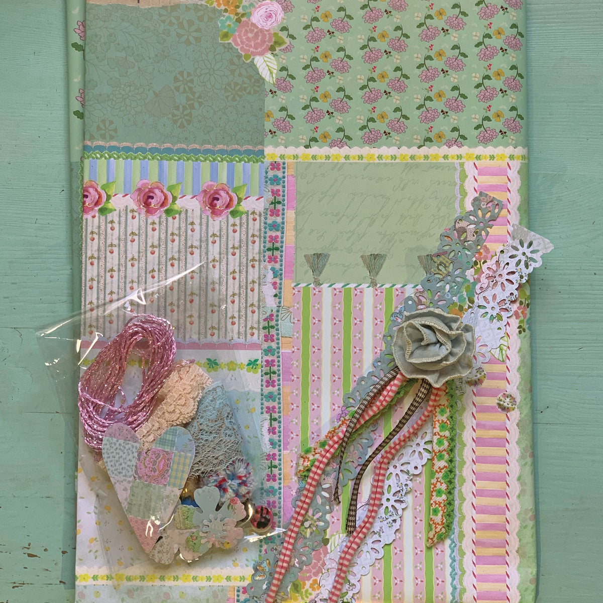 ערכת אריזת מתנה עם אביזרים נלווים