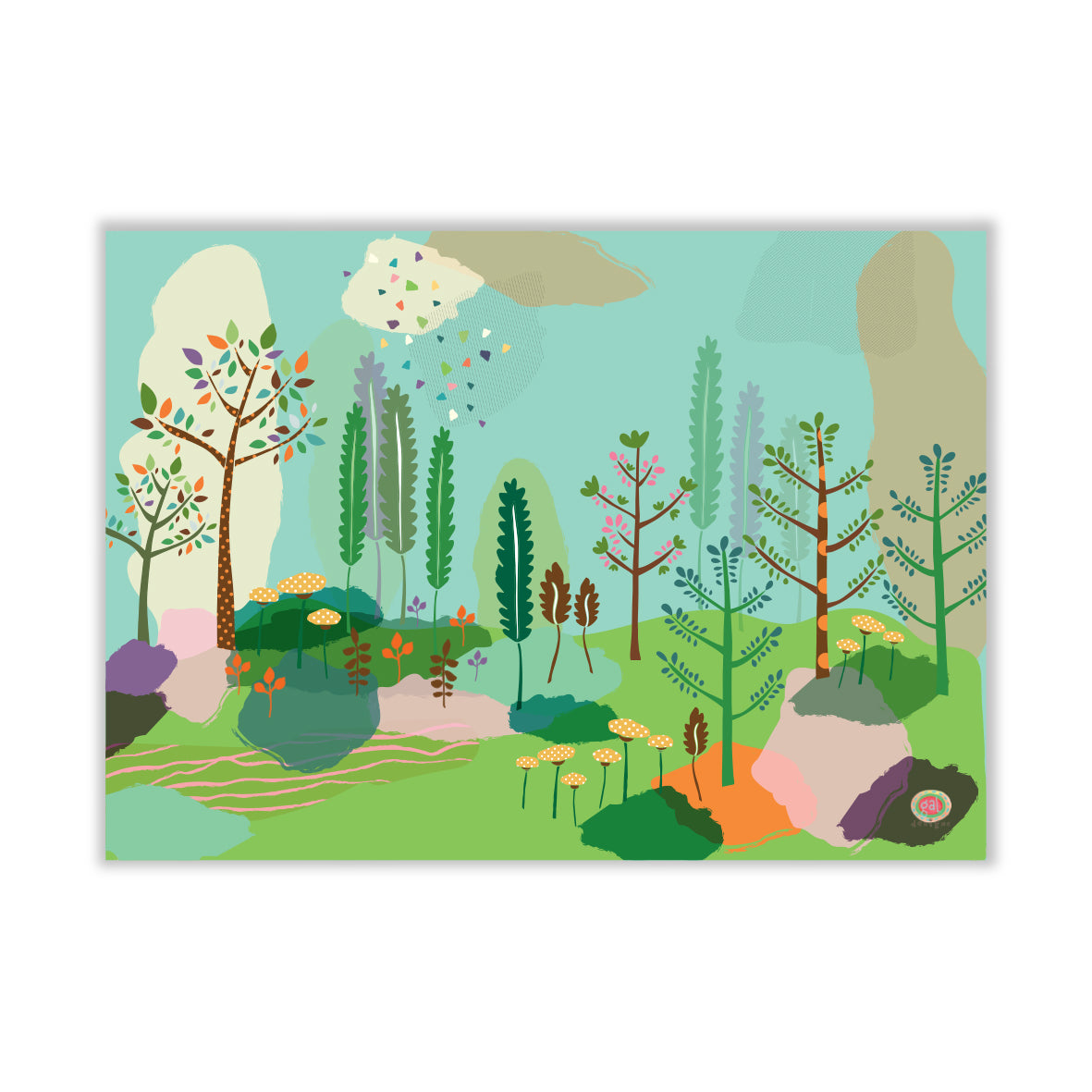 הדפס למסגור - נופי החורש