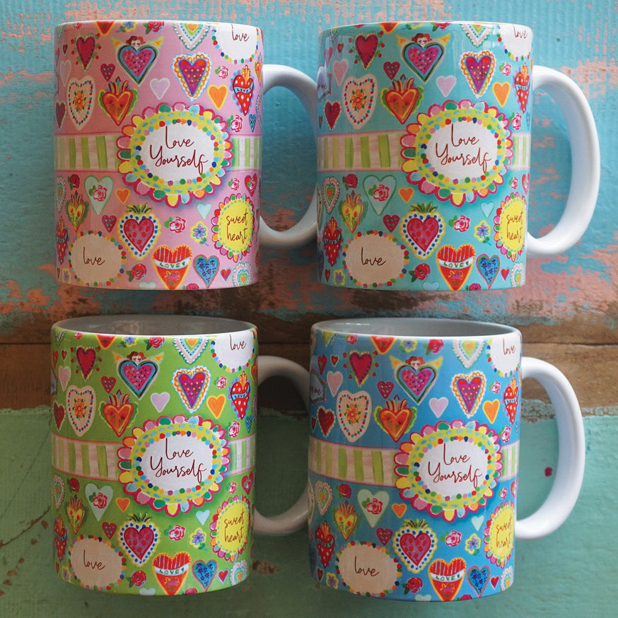 רביעיית ספלים משפחתית - לבבות