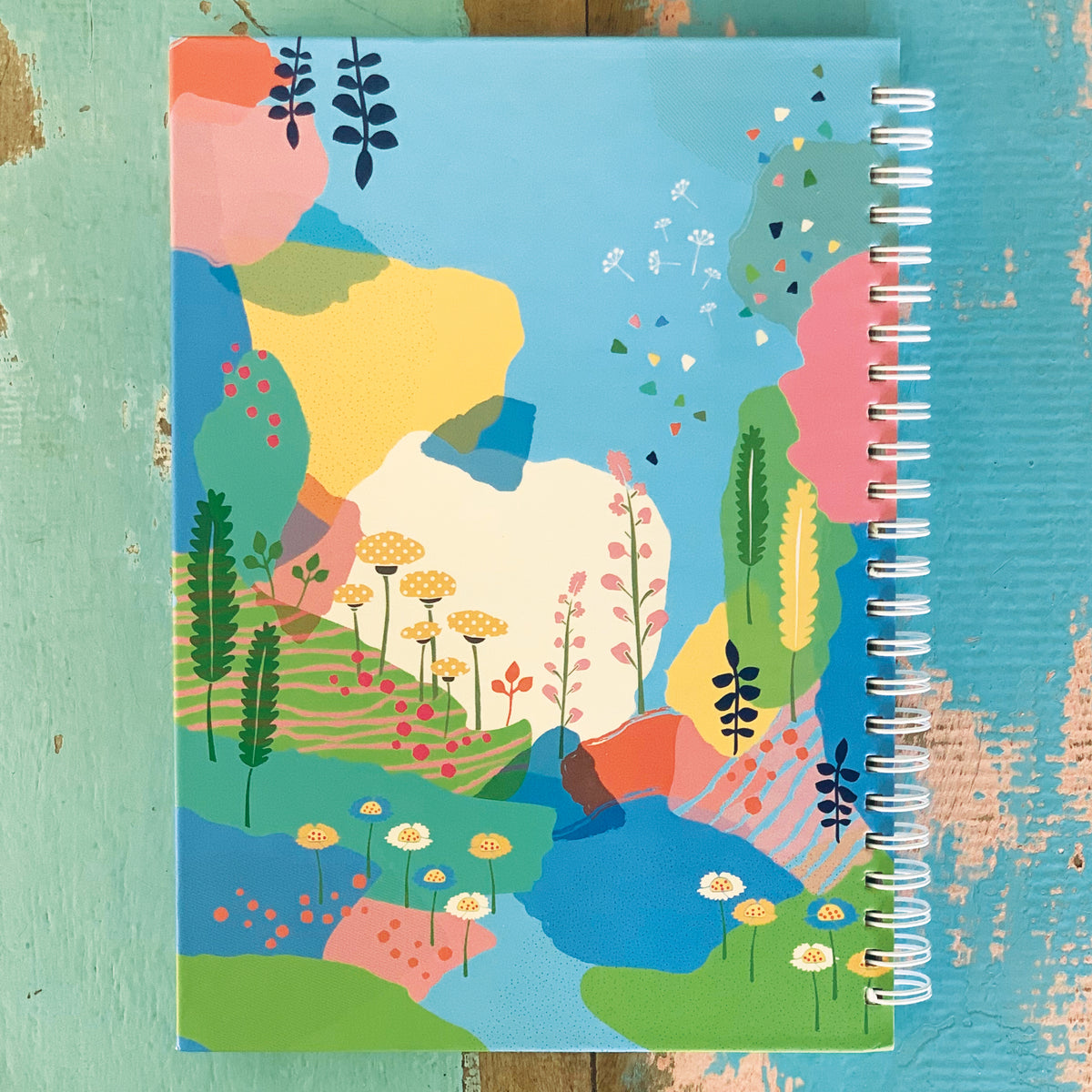 נופי הגבעה -מחברת ספירלה מאויירת