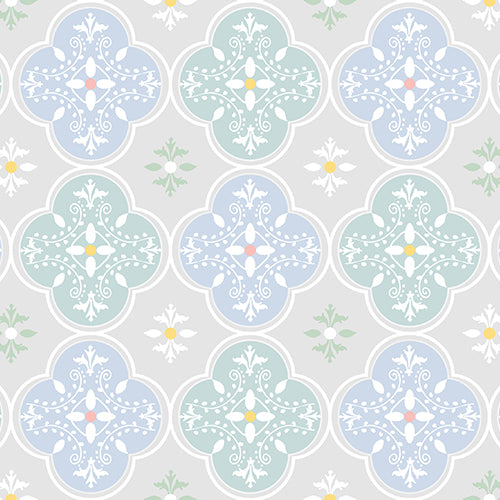 שטיח PVC זכוכית סבתא - פסטל