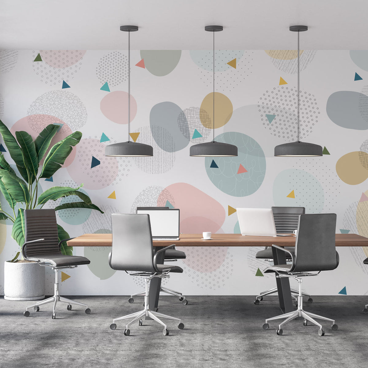 טפט קיר ג׳לי בינס- לבן