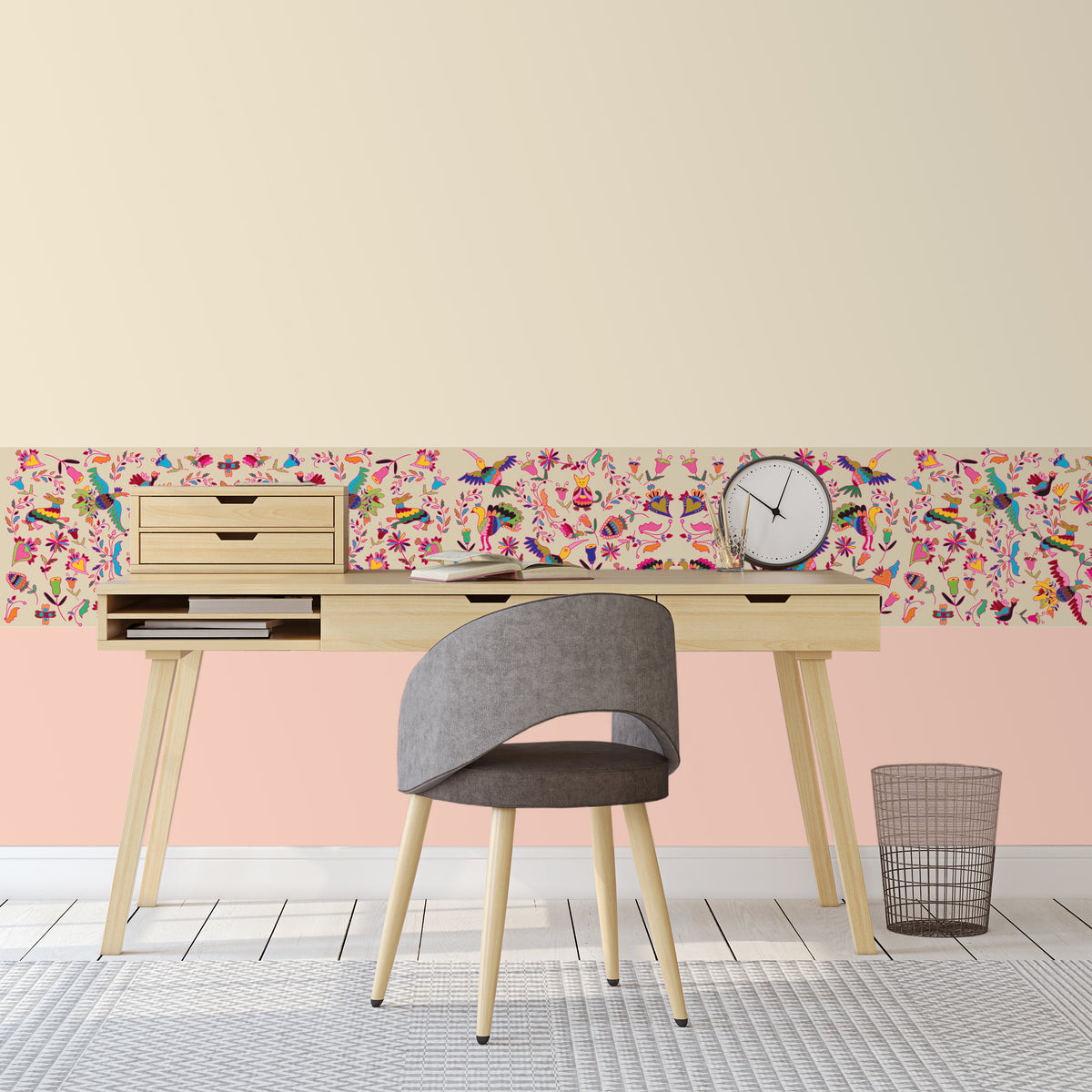 בורדר רקמות מקסיקני בז׳