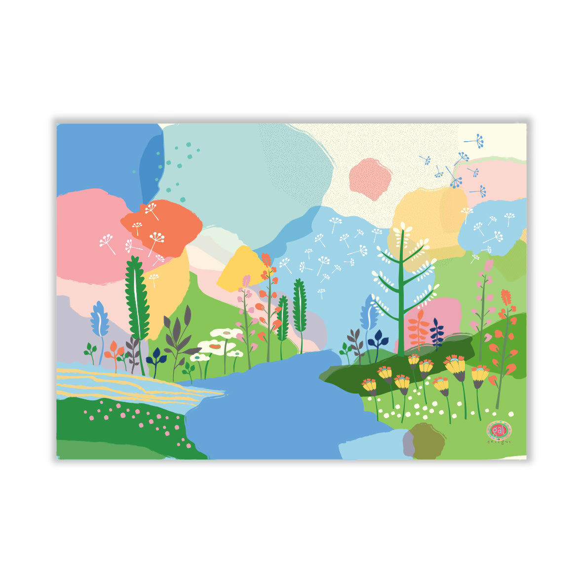 הדפס למסגור - נופי הנחל