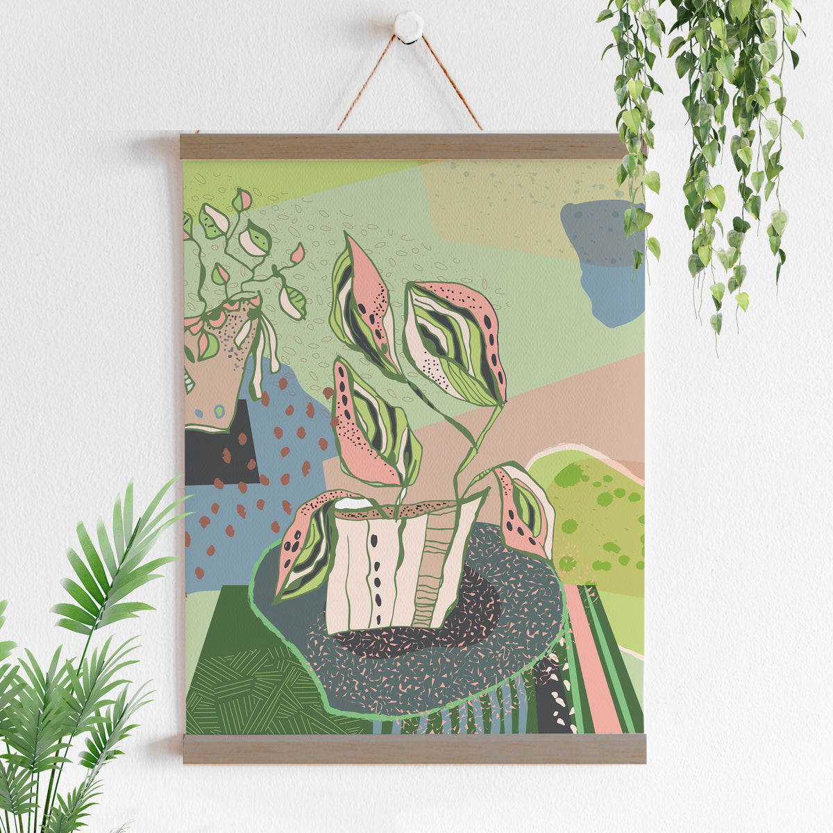 פוסטר/הדפס לתלייה- סדרת פינה בירוק, טרופי