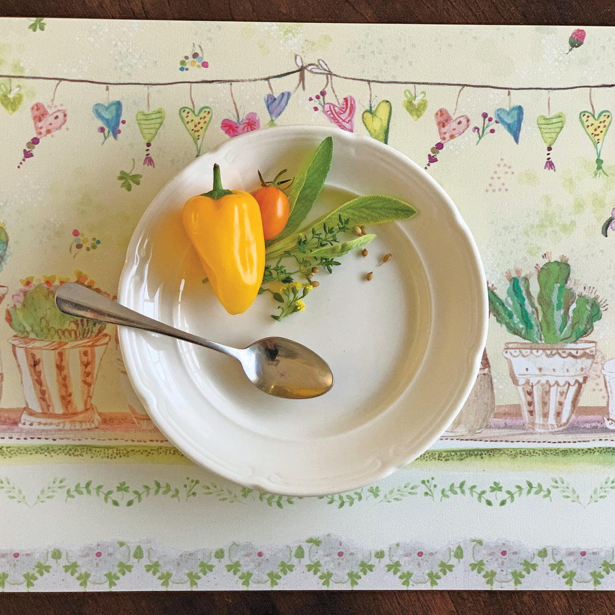 פלייסמט גינה, שמנת