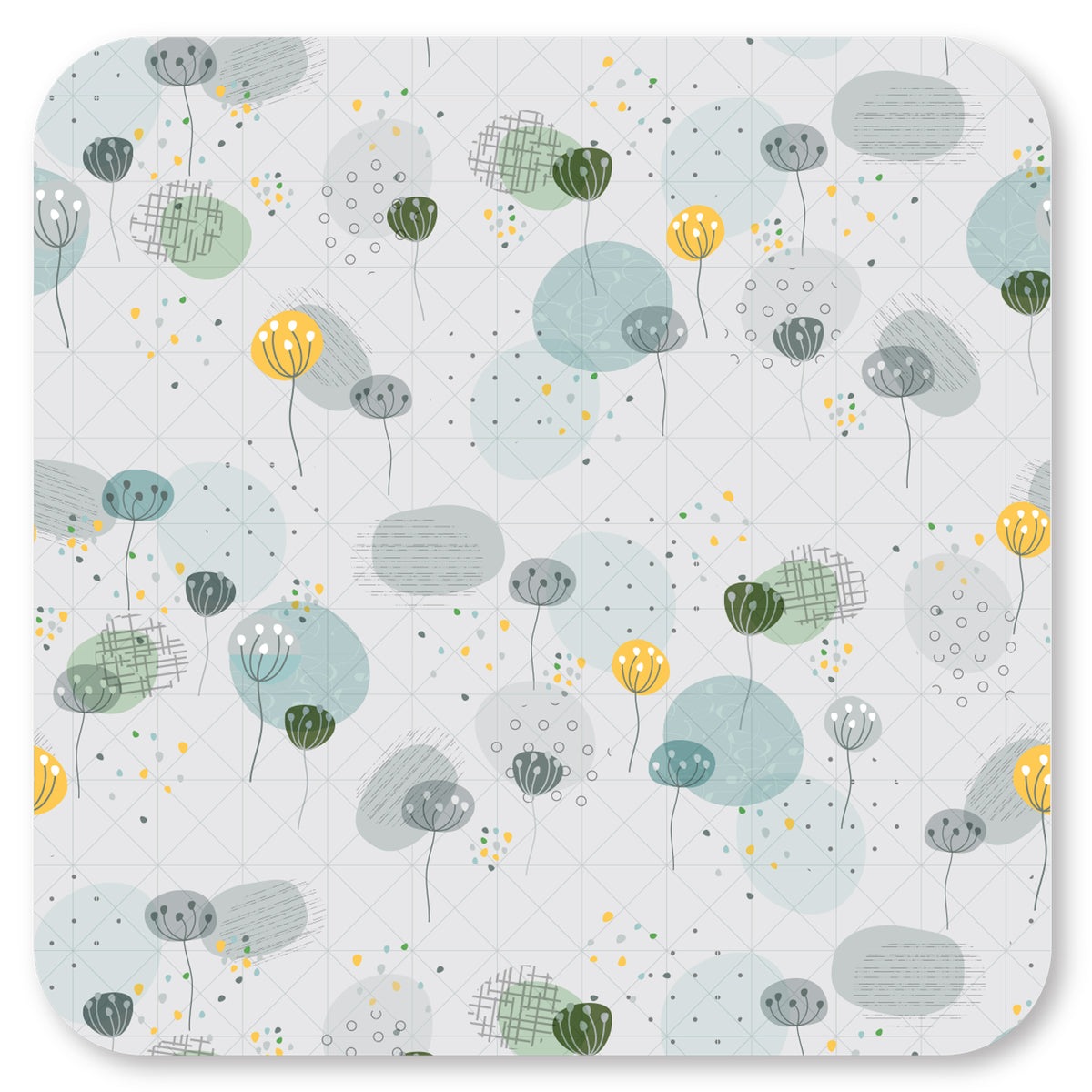 פלייסמט שולחני- אבקנים אפור