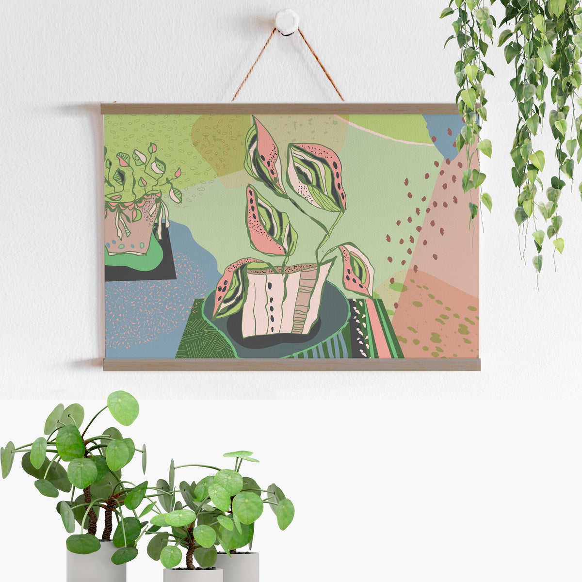 פוסטר/הדפס לתלייה- סדרת פינה בירוק, טרופי קטן