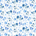 מפת שולחן pvc מלבנית כחול לבן - אורלי