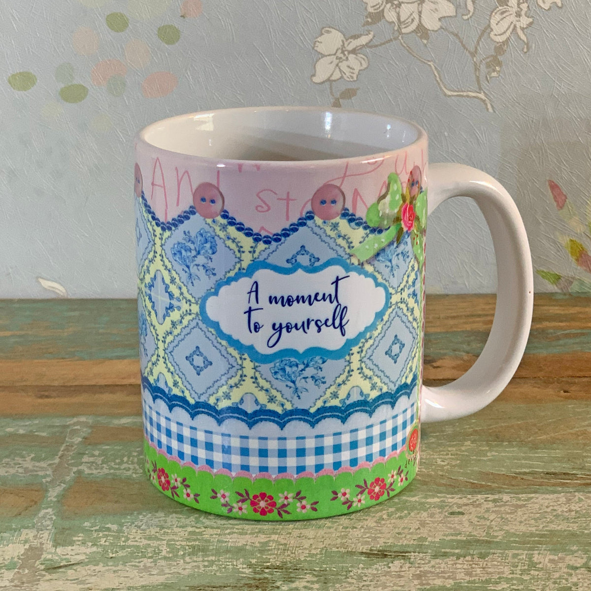 ספל קרמיקה מודפס- רגע לעצמך