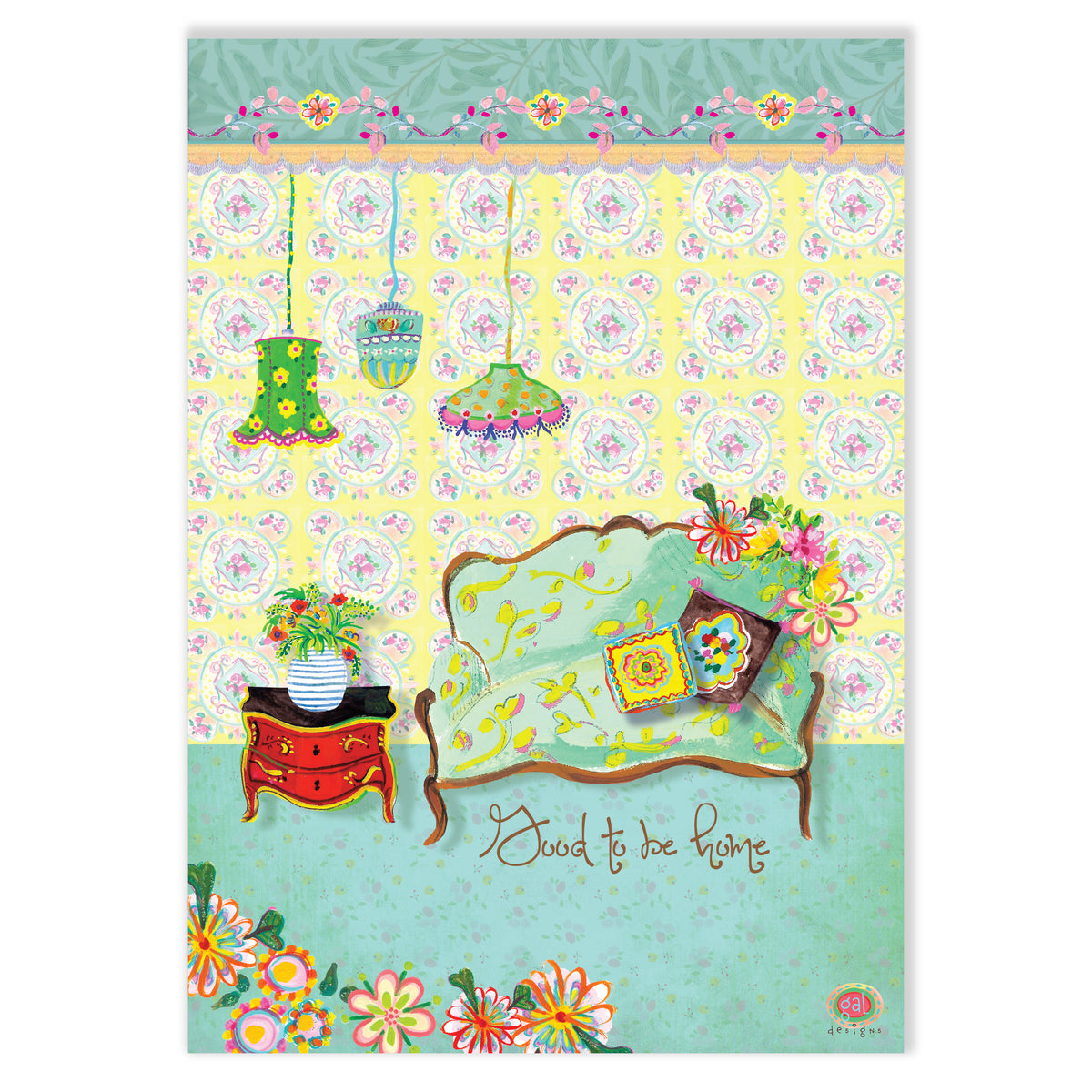 הדפס למסגור- good to be home