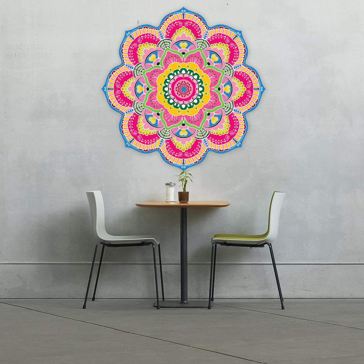 מדבקת קיר מנדלה - Lollipop