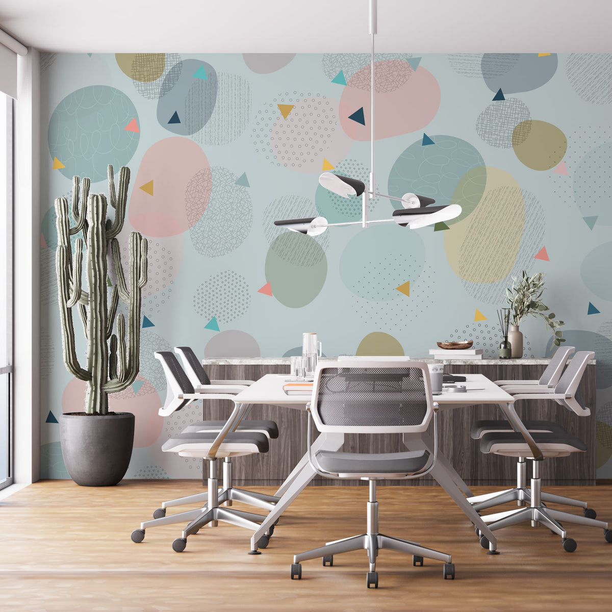 טפט קיר ג׳לי בינס- תכלת